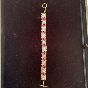 Hand made Swarovski crystals bracelet